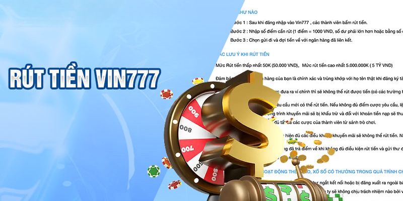Rút Tiền Vin777 Siêu Nhanh – An Toàn, Không Mất Phí Đăng nhập hệ thống trước khi thực hiện giao dịch