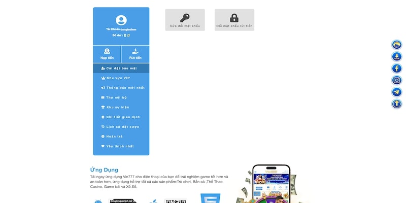 Vin777 Có Uy Tín Không? Giải Mã Sự Thật Từ A–Z Thông tin của người chơi luôn được bảo mật an toàn